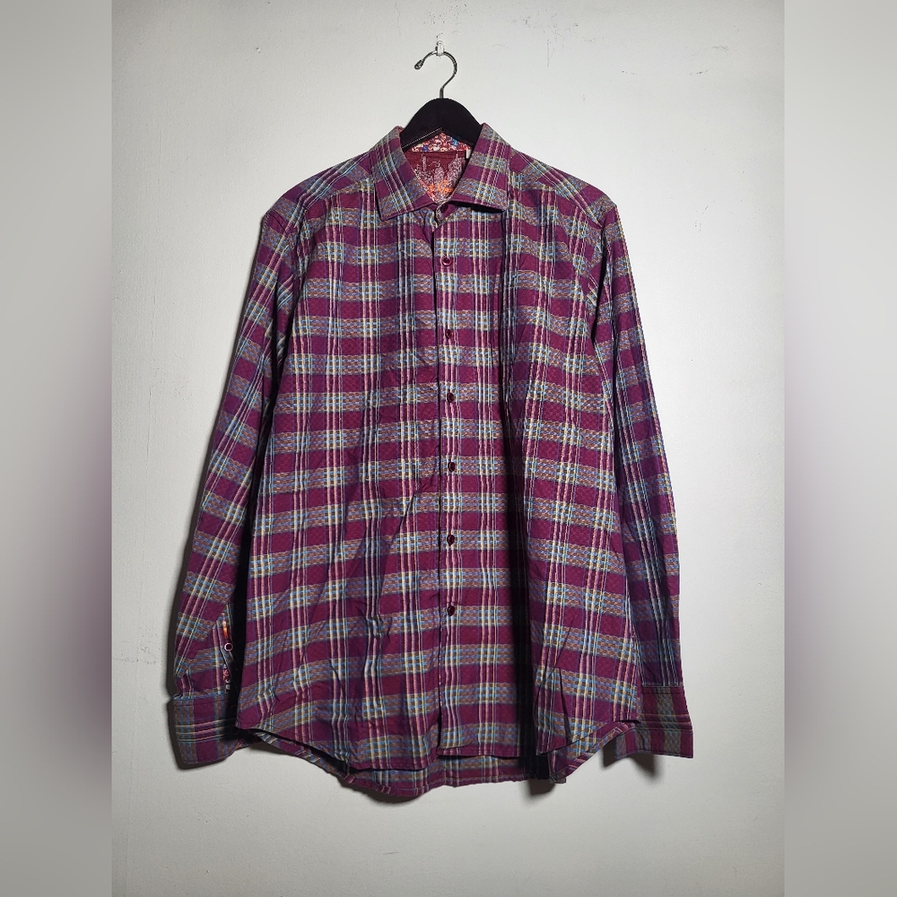 👕🌶 Robert Graham "Augustus" Plaid Longsleeve Button Up Shirt